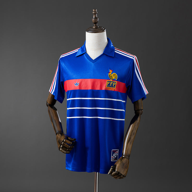 Camisa França 1984 Azul – Versão Retrô