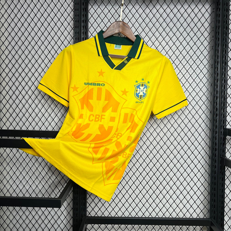 Camisa Brasil I 1994 Amarela – Versão Retrô