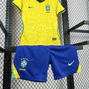 Conjunto Infantil Brasil 2026/27 – Home