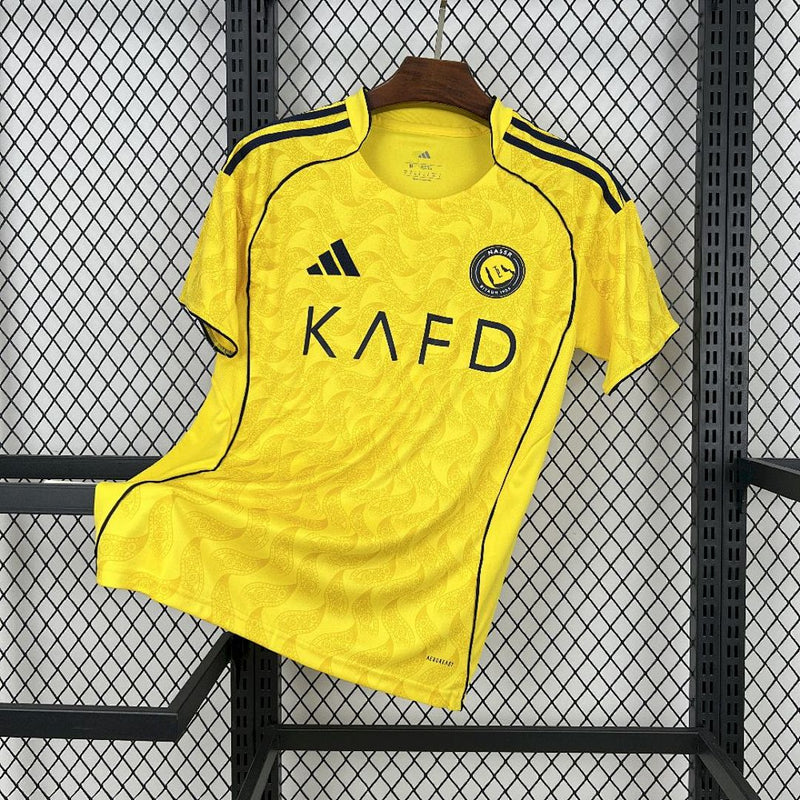 Camisa Al Nassr 25/26 Amarela – Versão Torcedor