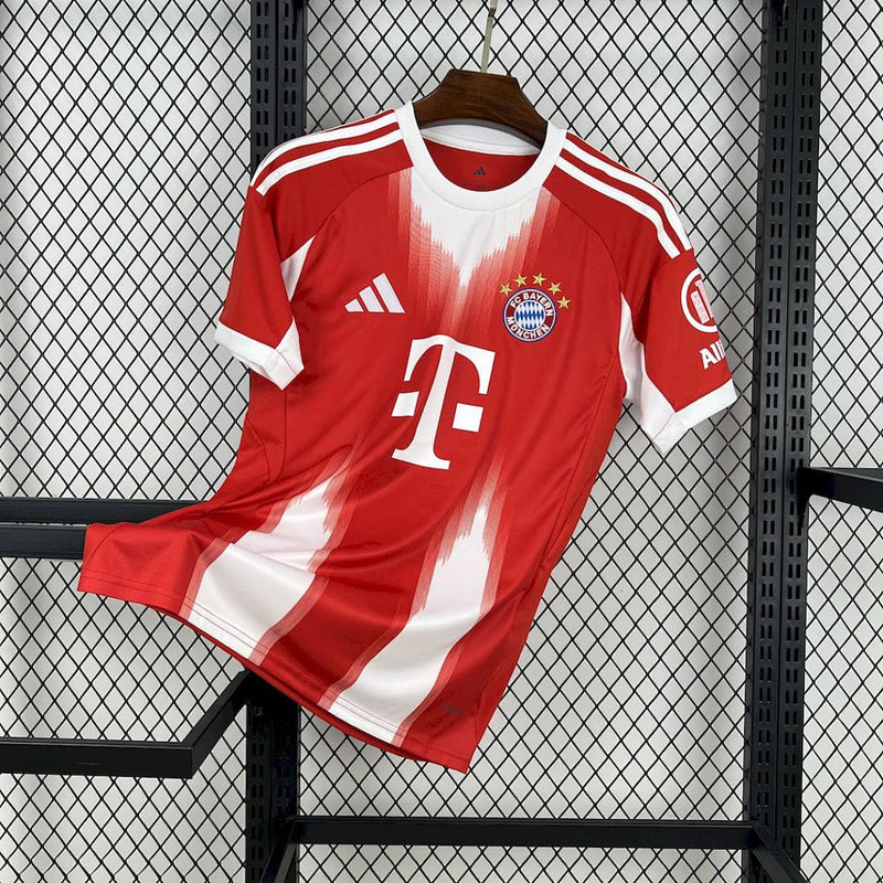 Camisa Bayern Munich 25/26 Vermelha – Versão Torcedor