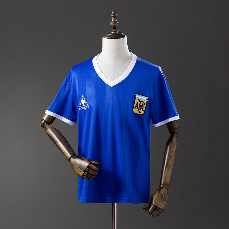 Camisa Argentina 1986 Azul – Versão Retrô