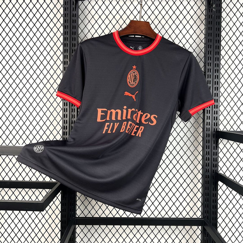 Camisa Milan 26/27 Preta – Versão Torcedor