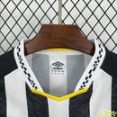 Camisa Santos 25/26 Preta e Branca – Versão Torcedor