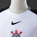 Camisa Corinthians 25/26 Branco e Preto – Versão Torcedor