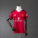 Camisa Manchester United 2025/26 Home Vermelha Feminina – Versão Torcedora