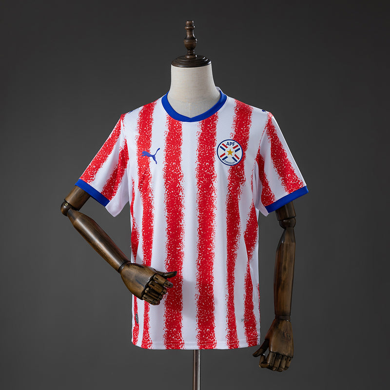 Camisa Paraguai Copa do Mundo 2026 – Versão Torcedor