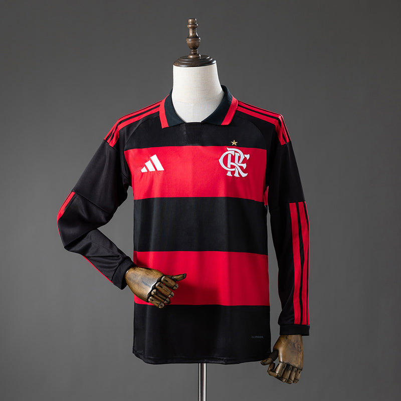Camisa Flamengo 2026/27 Home Manga Longa – Versão Torcedor
