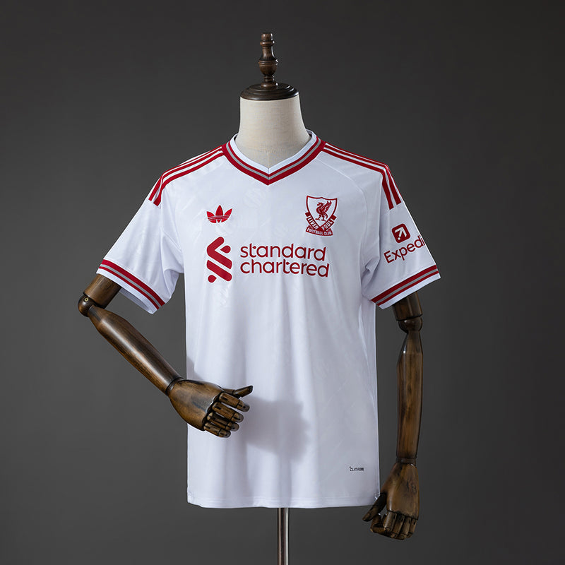 Camisa Liverpool 2026/27 Away Branca – Versão Torcedor