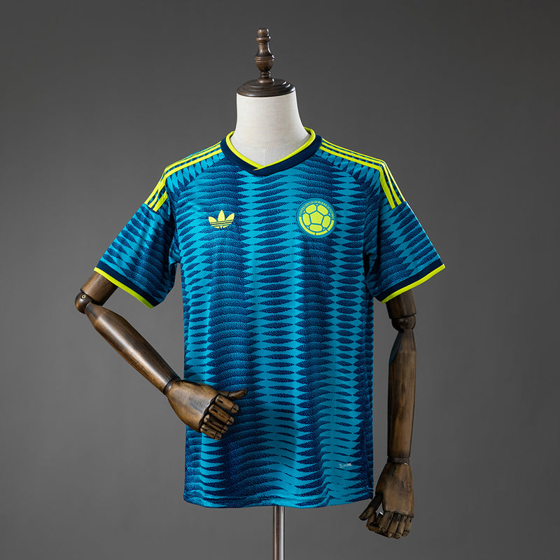 Camisa Colômbia Copa do Mundo 2026 Azul – Versão Torcedor