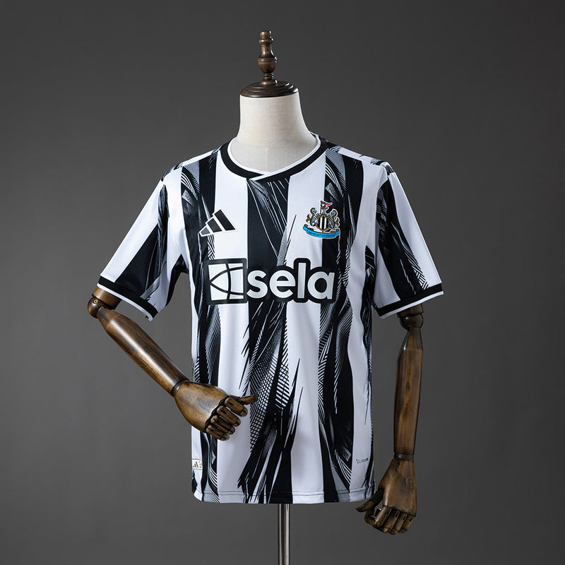Camisa Newcastle United 2026/27 Branca e Preta – Versão Torcedor