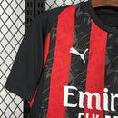 Camisa Milan 25/26 Vermelho e Preto – Versão Torcedor