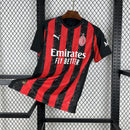 Camisa Milan 25/26 Vermelho e Preto – Versão Torcedor