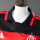 Camisa Cropped Flamengo 2026/27 Preto e Vermelho – Versão Feminina