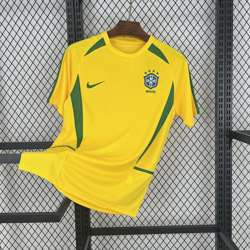 Camisa Brasil I 2002 Amarela – Versão Retrô