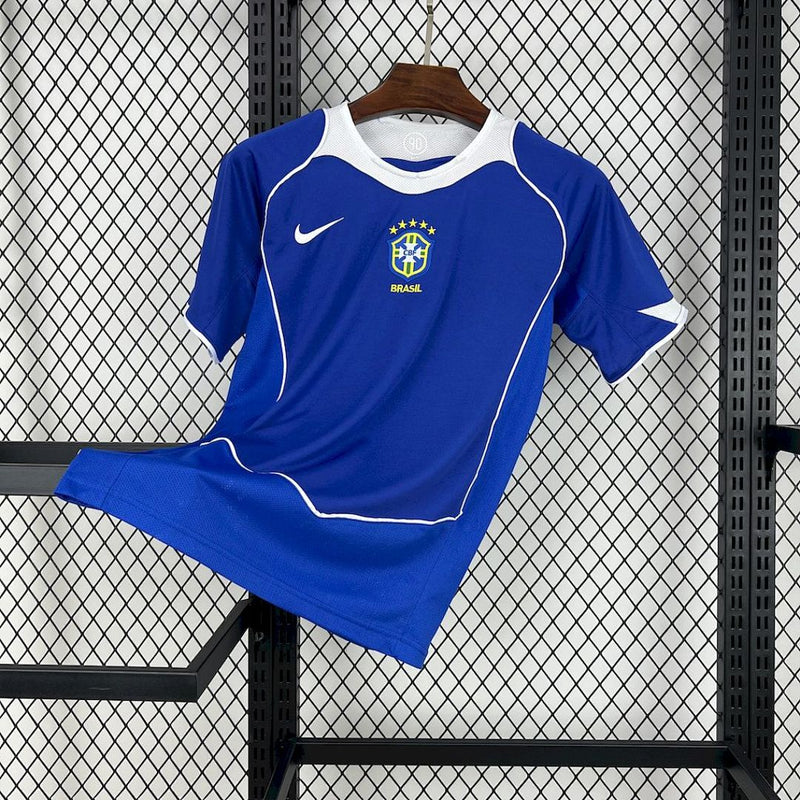 Camisa Brasil II 2004 Azul – Versão Retrô